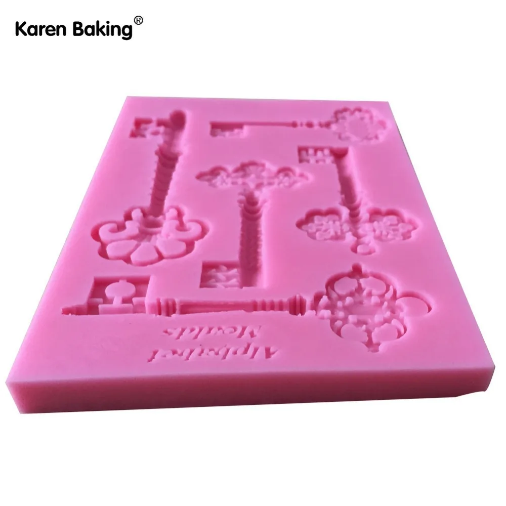 Классическая ключи Форма форма для торта с помадкой формы кухонная формочка