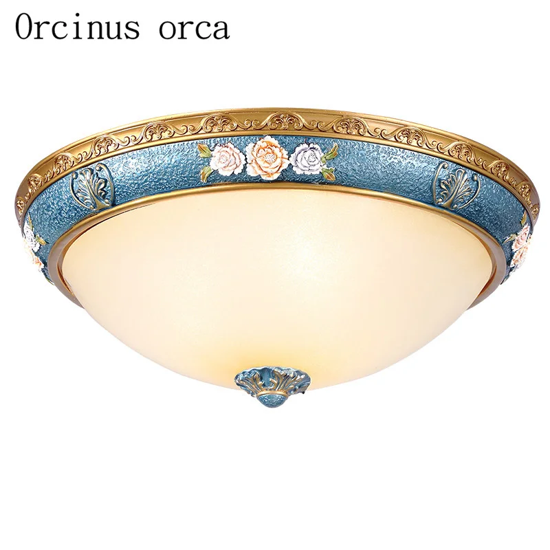 Европейский упрощенный стеклянный потолочный светильник|glass ceiling light|ceiling lightsantique