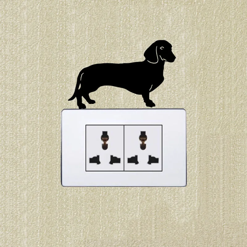 Наклейка на стену в американском стиле такса 2SS0794|switch sticker|wall stickerstickers wall stickers |