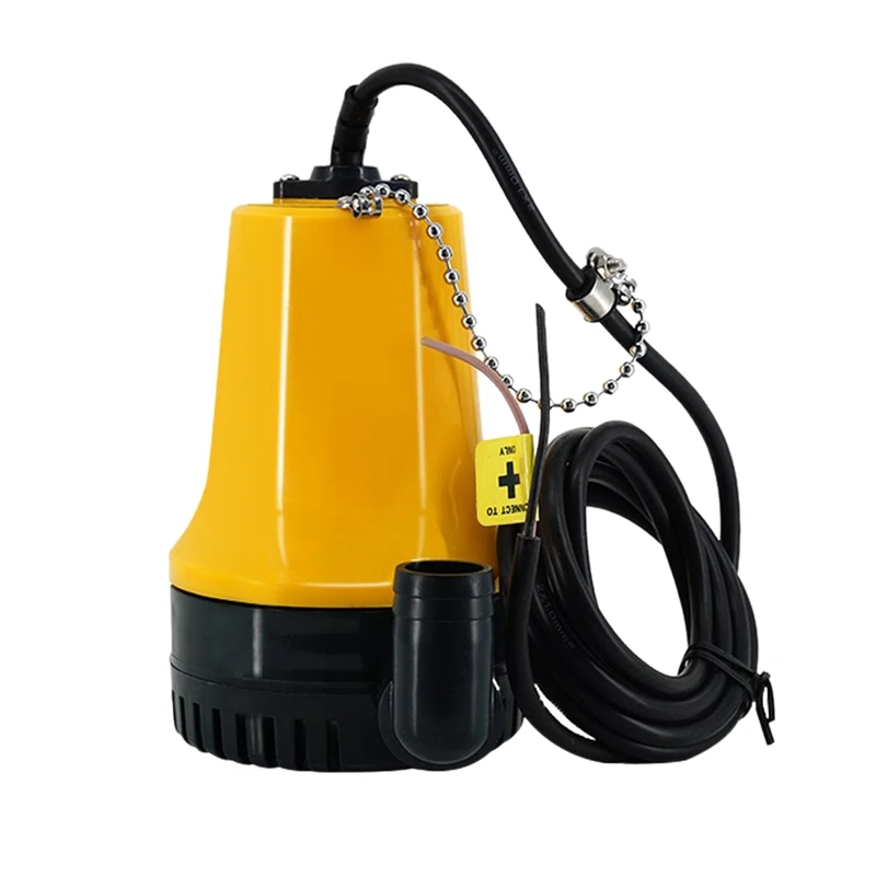 

Трюмный насос, 12V микро-DC погружной сельскохозяйственный ирригационный портативный Электрический насос для удаления воды