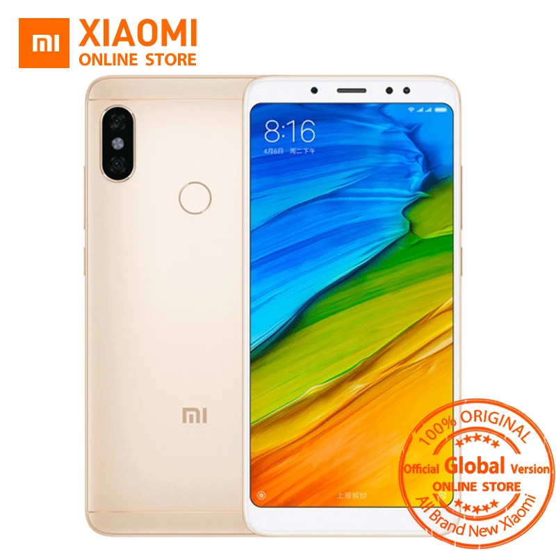 Глобальная версия Xiaomi Redmi Note 5 3 ГБ 32 Snapdragon 636 Octa Core 99 189 полный Экран двойной Камера