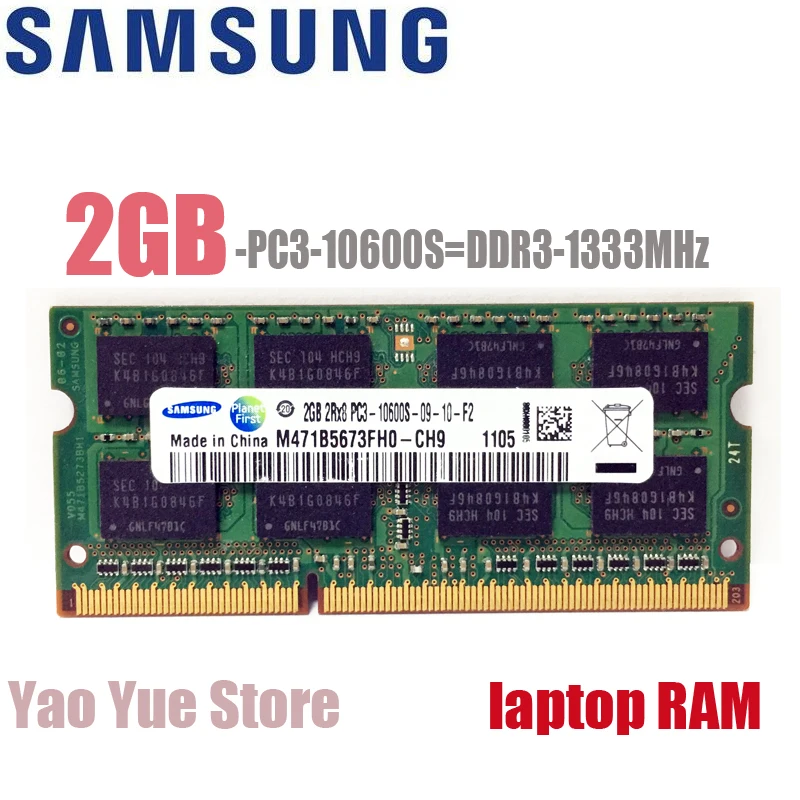 Samsung ноутбук 1 Гб 2 1G 2G PC3 8500S 10600S 12800S DDR3 1066 МГц 1333 1600 ECC Модуль Памяти RAM|Оперативная