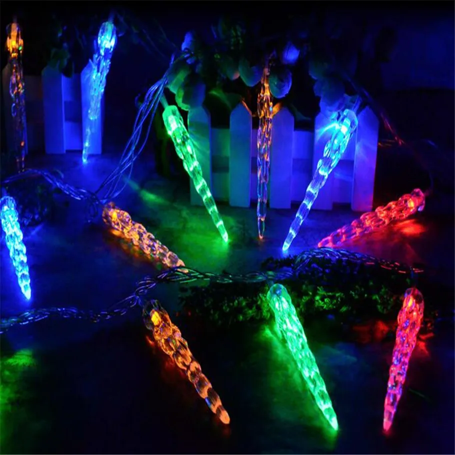 10 м 50 светодио дный LED Icicle String Light Новый год Рождество Xmas Свадебная вечеринка
