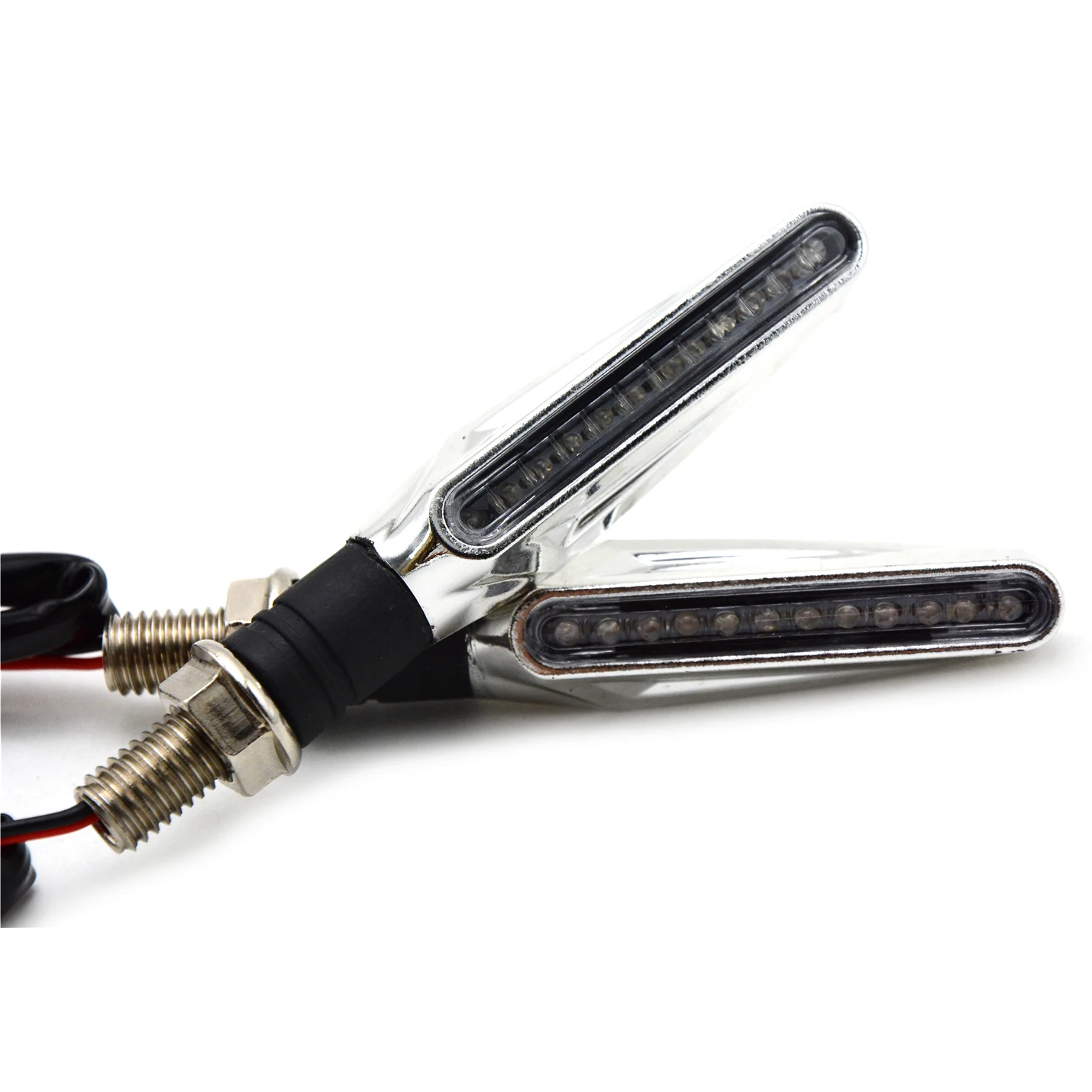 Гибкий поворотный сигнал для мотоцикла 12 светодиодов мигающие индикаторы