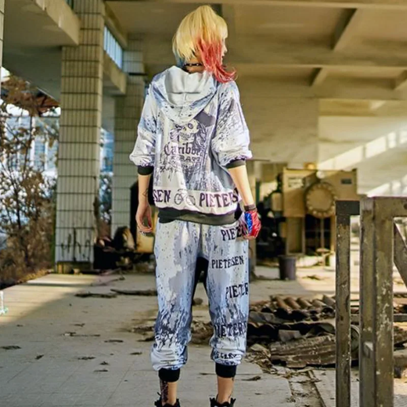 В стиле хип хоп танцевальный костюм с камуфляжным принтом Куртка рисунком