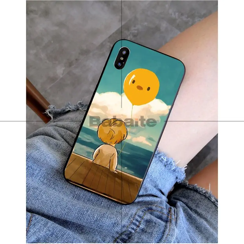 A14 Babaite Маленький принц и лиса умный черный мягкий чехол для телефона для Apple iPhone 8 7 6 6S Plus X XS MAX 5 5S SE XR чехол - Цвет: A14