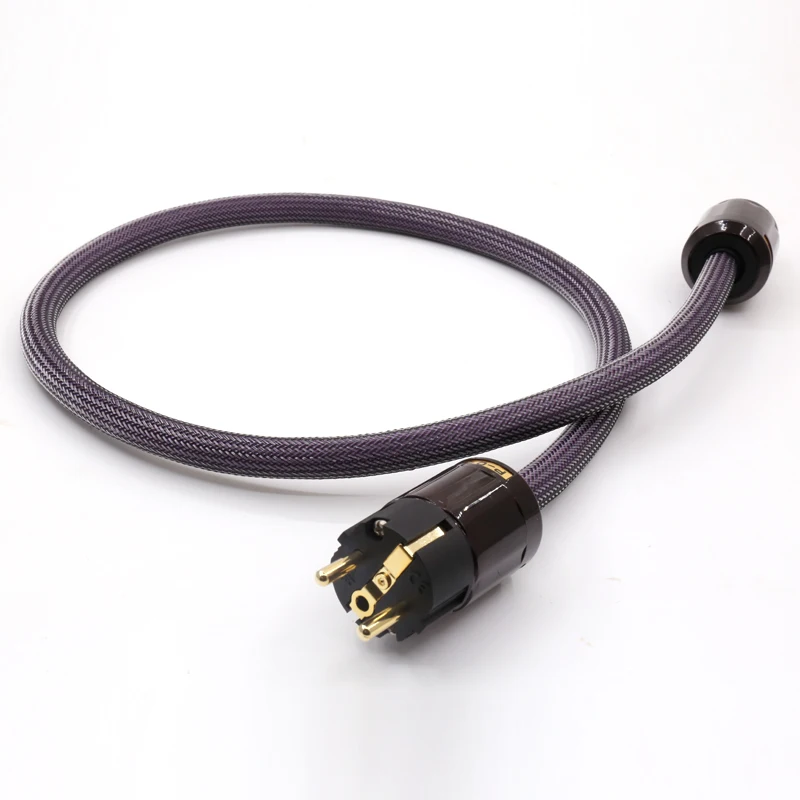 

Preffair D507 OCC медный аудио AC schuko Кабель питания с P -079E/C-079 позолоченный EU кабель питания AC аудио кабель питания