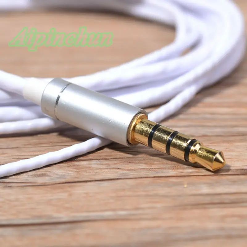Aipinchun 3 5 мм 4 полюсный разъем для наушников CTIA DIY аудиокабель ремонта регулятора