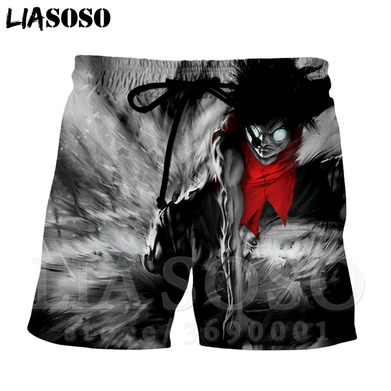 LIASOSO 3d принт в стиле японского аниме Одна деталь с принтом &quotМанки Д лаффи