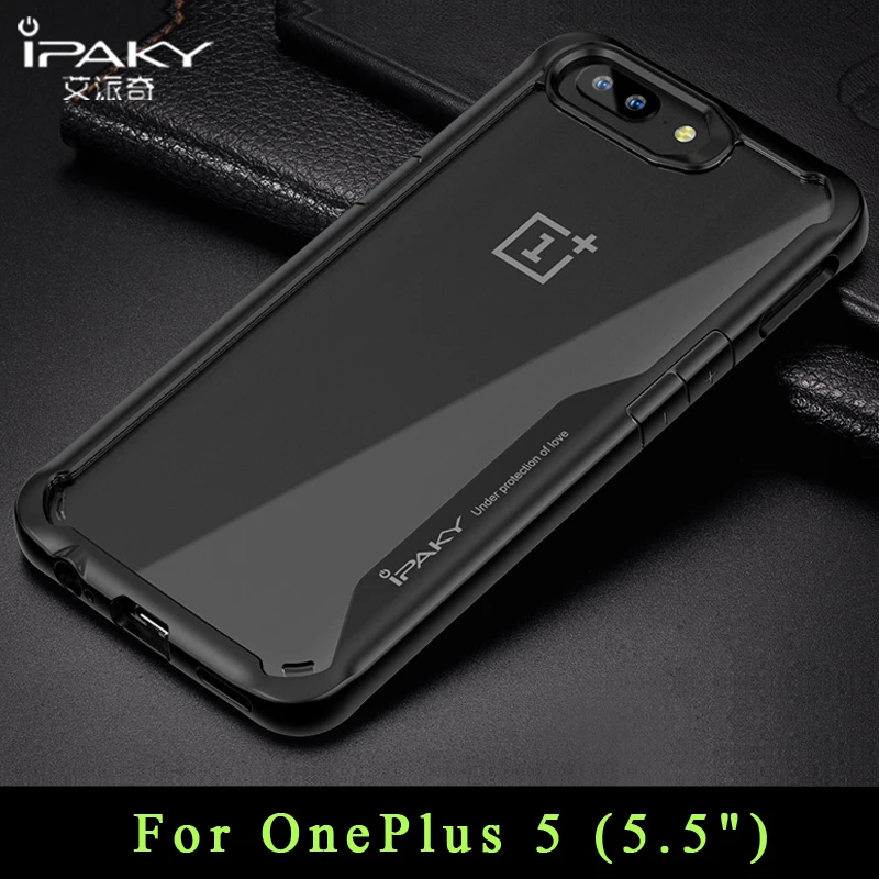 Чехол ipaky OnePlus 5 T для One plus чехол Plus силиконовый тонкий прозрачный Oneplus телефона s |