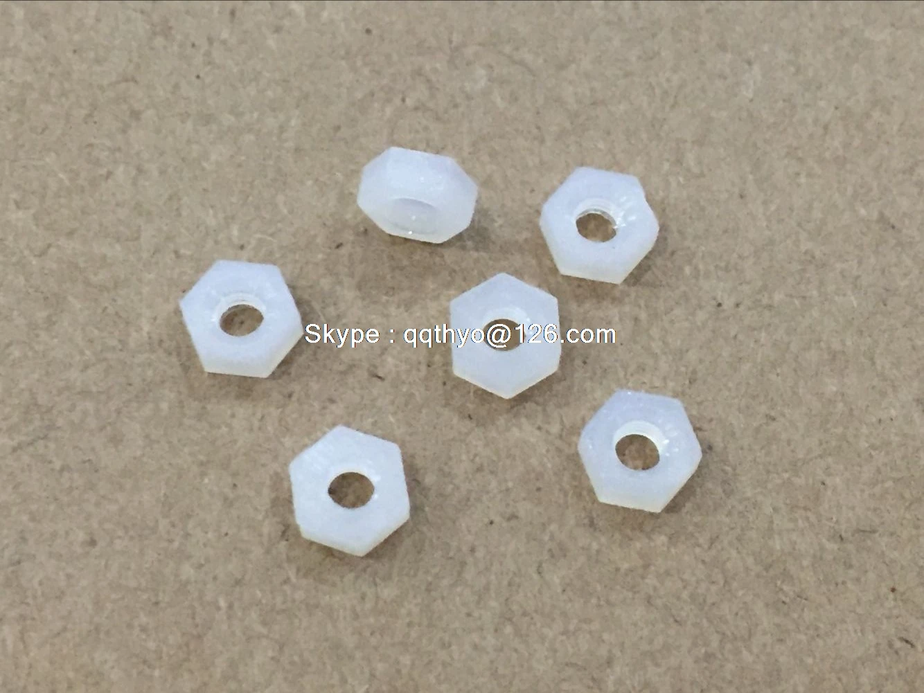 

1000 шт./лот Метрическая DIN934 нейлоновая Шестигранная гайка M5 пластиковая Шестигранная винтовая гайка