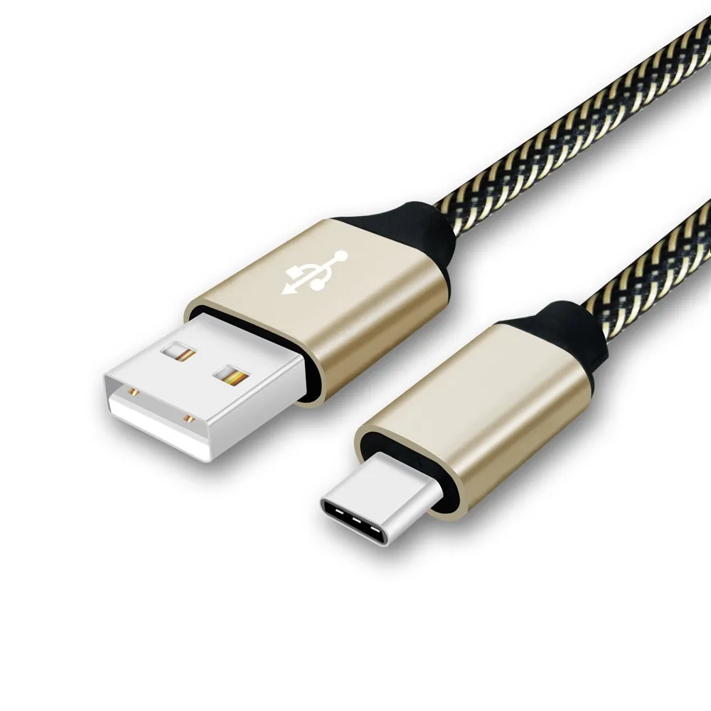 Высокое качество 0,3 м нейлоновый Прочный Плетеный Канат USB-C type-C 3,1 Синхронизация данных зарядное устройство зарядный кабель провод для Samsung для ладони