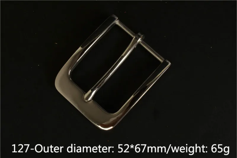 Meetee 1pc 40mm High-grade Stainless Steel Belt Buckles Metal Mirror Pin Buckle DIY Leather Craft Jeans Decor Accessory BD532 | Дом и сад