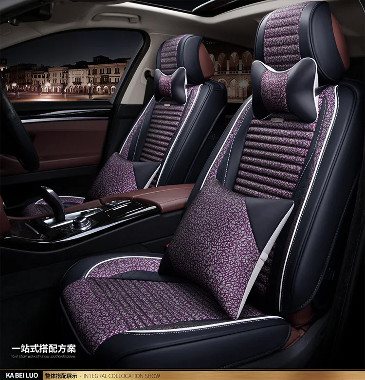 

TO YOUR TASTE auto accessories universal luxury leather car seat cushions for TOYOTA HIACE COASTER Sienna Cruiser Solara comfort