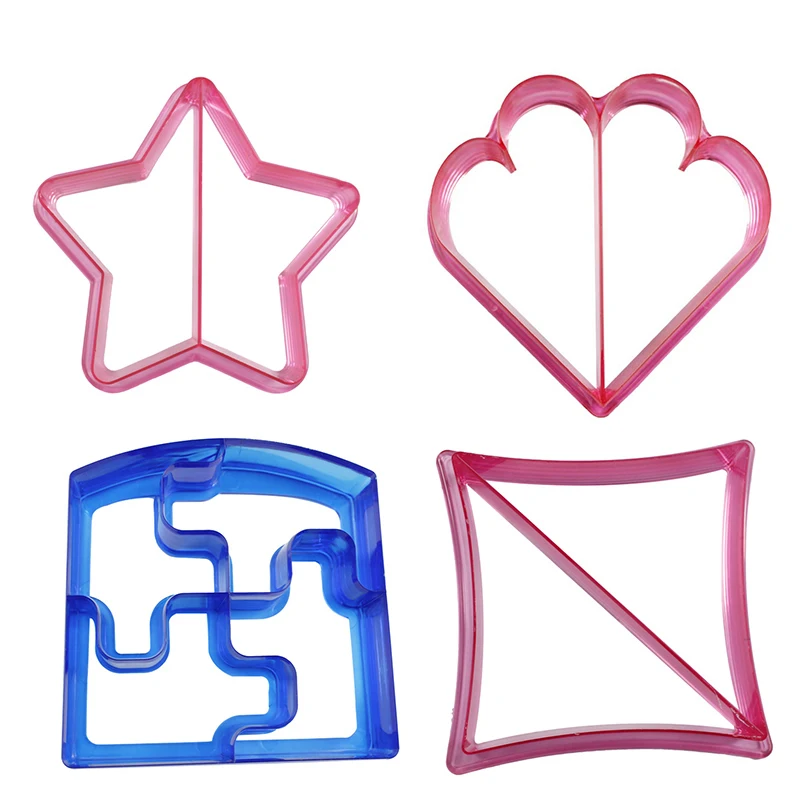 4 шт./компл. забавная форма зеркальная для изготовления печенья резки Подарочный