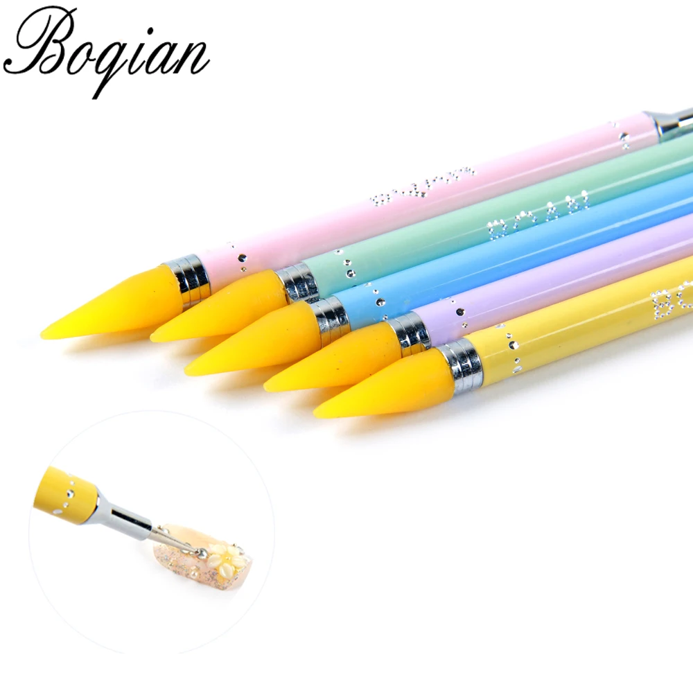 BQAN восковая палитра Стразы Dotting Pen двухсторонняя ручка для бисера инструмент