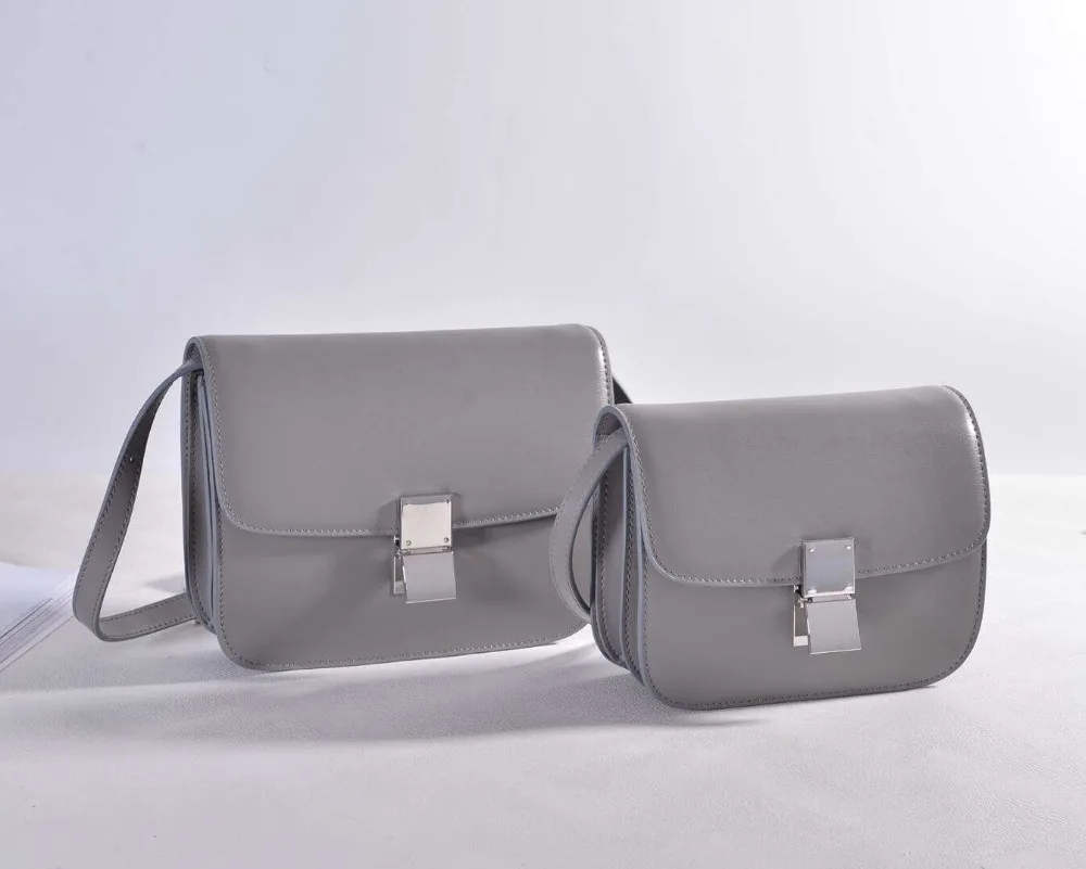 2017 натуральная кожа женские классические Наплечные сумки простой Crossbody кожаный