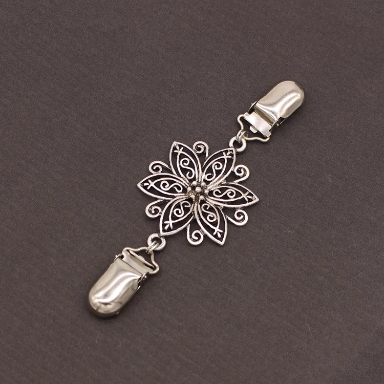 Metal retro flower button clip buckle for shirt dress sweater decorative buttons garment pin brooch DIY sewing clothing | Дом и сад
