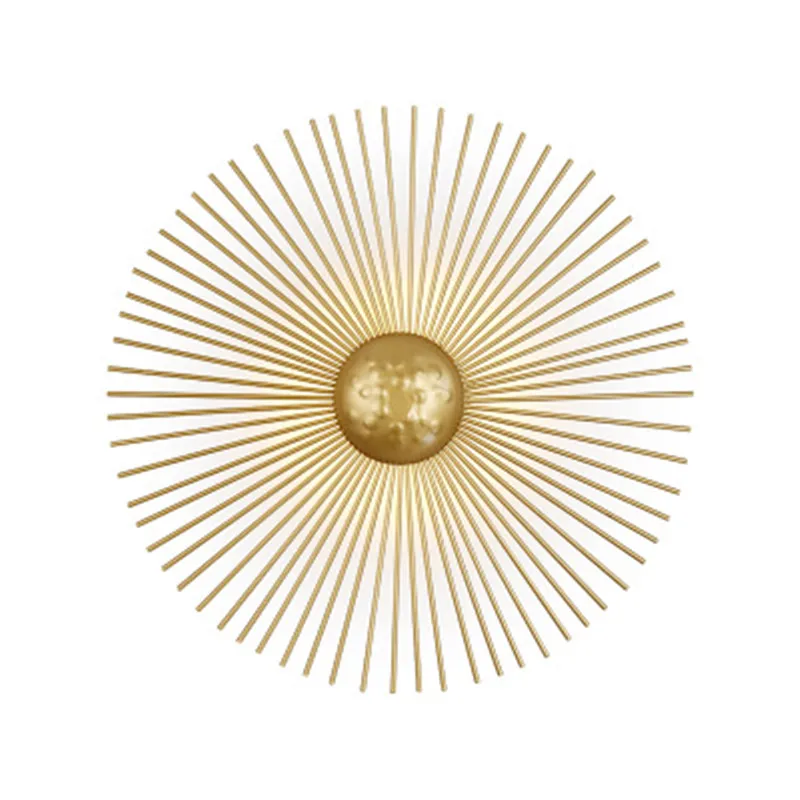 New Unique Circular Metal Led Wall Lamps Foyer Restaurant Bedside Lights Sconce Retro Home Deco Light Fixtures Art Design | Лампы и