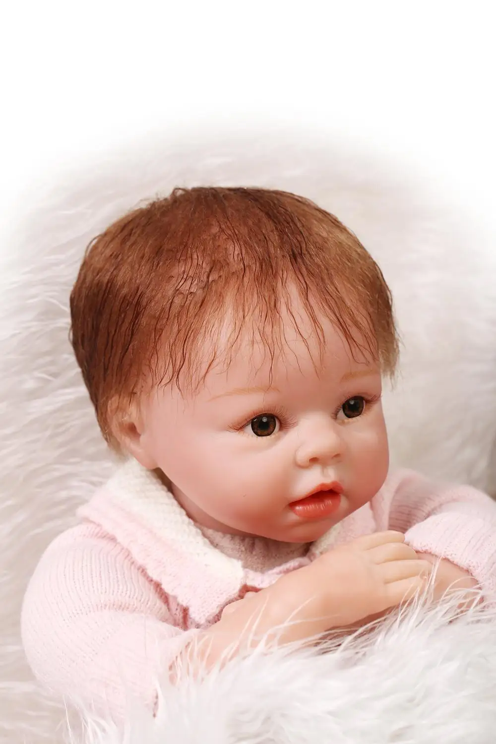 Новые силиконовые куклы reborn baby модные 22 дюйма игрушки для девочек виниловые
