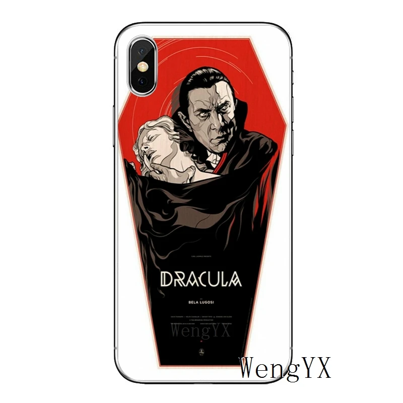 Дракула фильм ужасов для Apple iPhone 8 7 plus 6s 6 plus X XR XS Max SE 5s 5c 5 4s 4 ТПУ мягкий чехол для телефона - Цвет: Horror-Movie-A-04