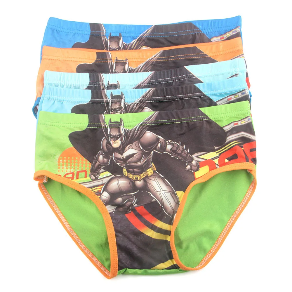 5 шт./лот новинка 2019 трусы для мальчиков модное хлопковое нижнее белье боксеры