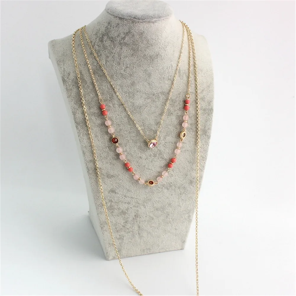 Xq с бесплатной доставкой длинное жемчужное ожерелье многослойное кисточкой из