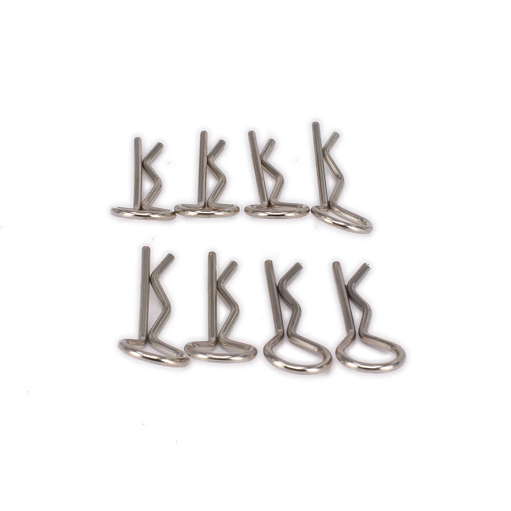 8PCS RCAWD Metal Body Clips For Rc Model Car 1/14 Lc Racing Full Series HM6079 Shell Machined Aluminum | Игрушки и хобби