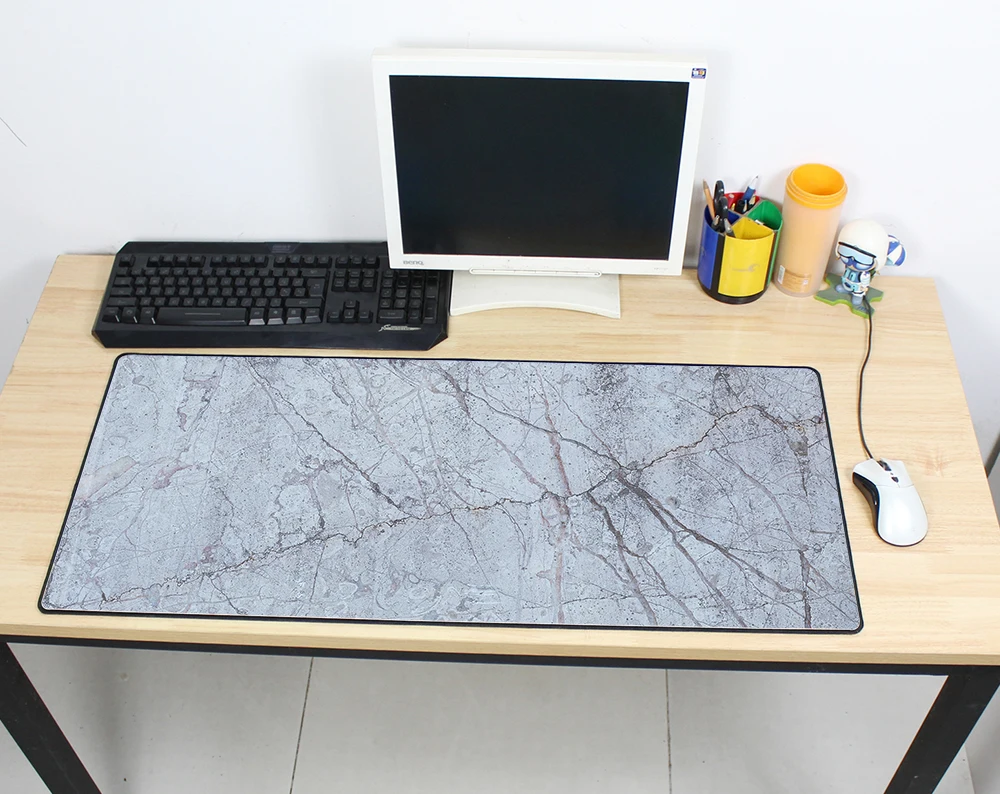 Коврик для мыши мраморного цвета 900x400x3 мм коврик notbook крутой новый аниме игровой