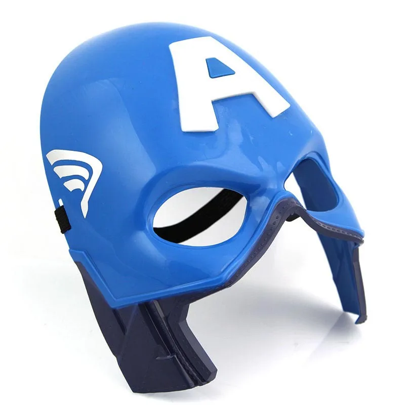 Светящаяся маска Капитана Америки на Хэллоуин для детей Мститель Марвел