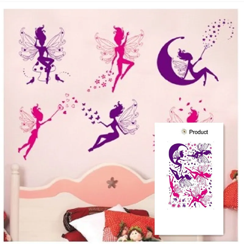6 шт. настенные стикеры в виде ангела|angel wall stickers|wall stickersticker decal |