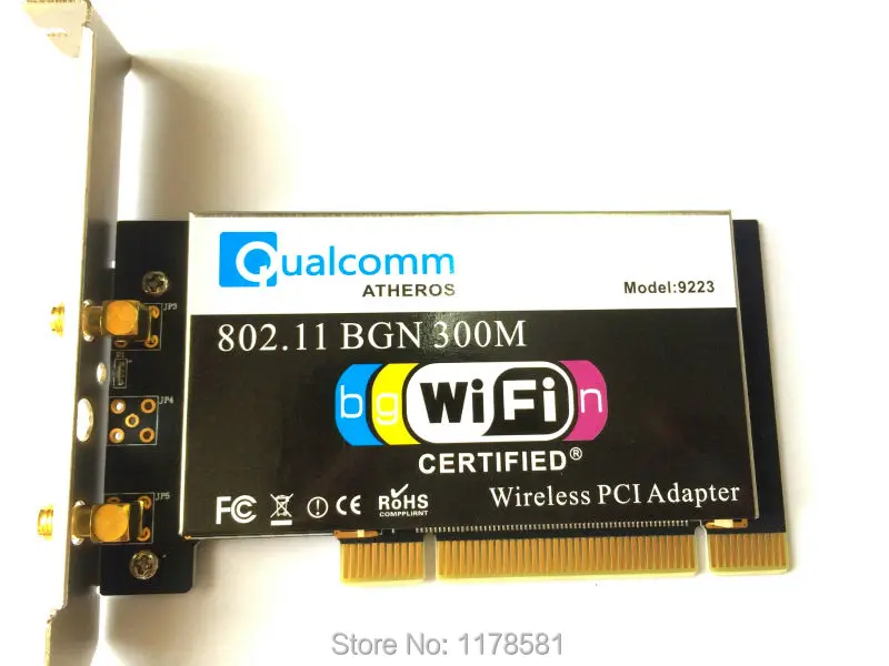 Новая беспроводная карта Atheros AR9223 PCI 802.11b/g/n 300 Mpbs wifi настольная Wlan карта|wlan card|wireless