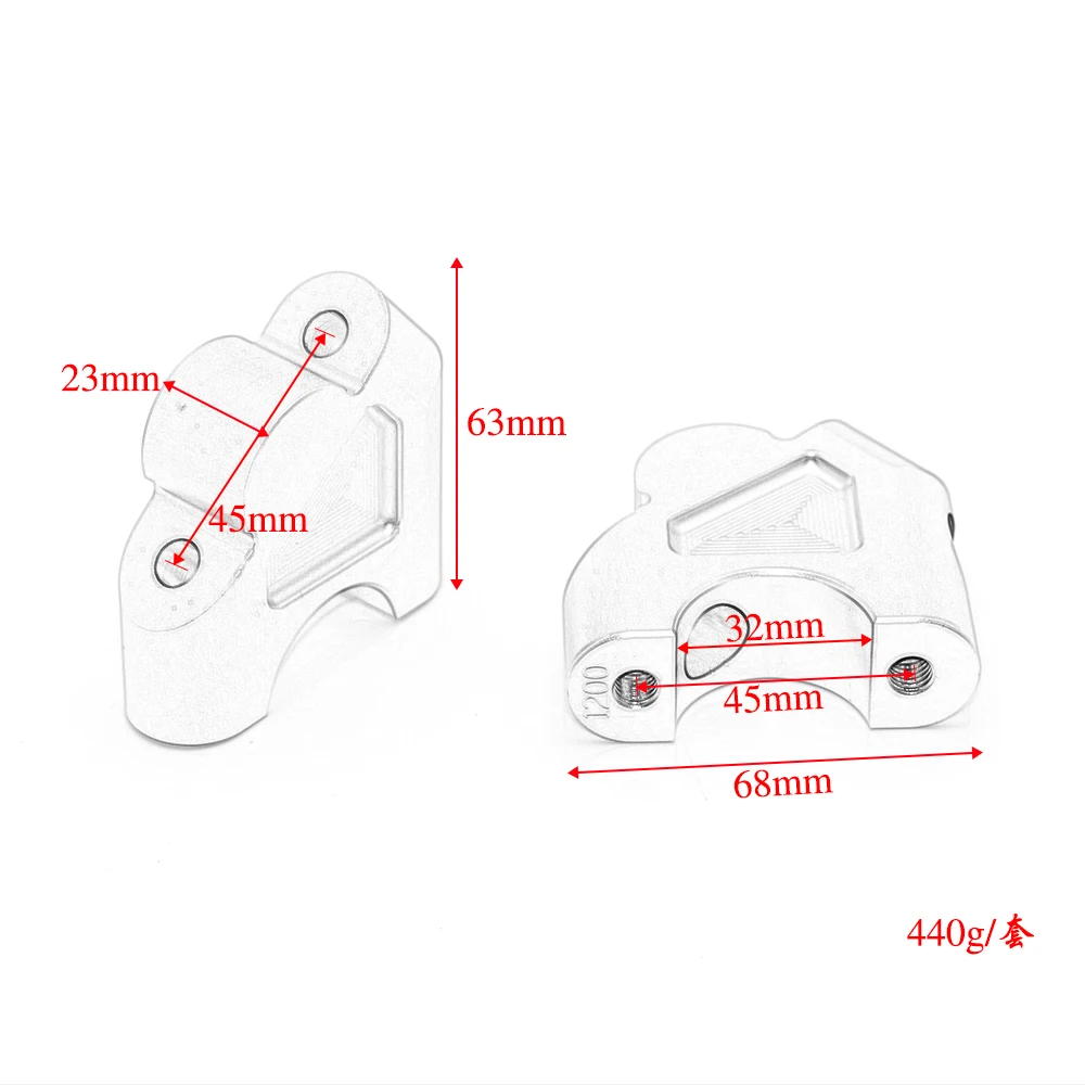 Приподнятый удлинитель Руля Мотоцикла Для BMW R1250GS R 1250 GS 1G13(K50) 2018 2019|Накладки и