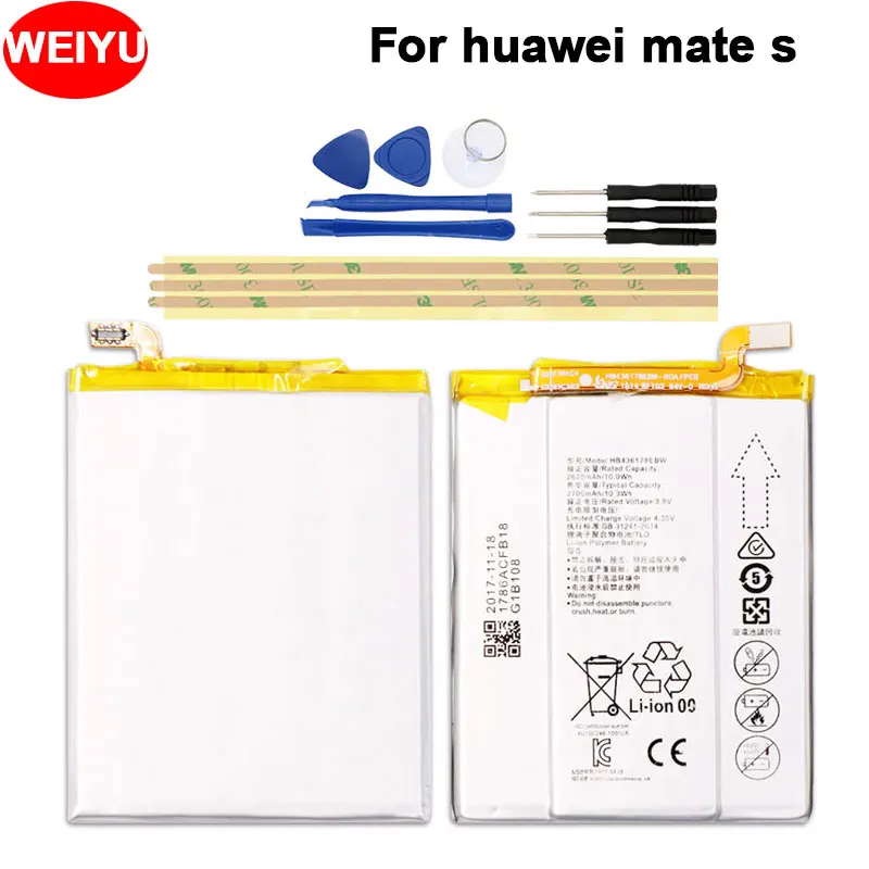 Аккумулятор HB436178EBW CRR CL00 UL00 для Huawei Mate S аккумулятор AKKU 2700 мАч ++ инструменты
