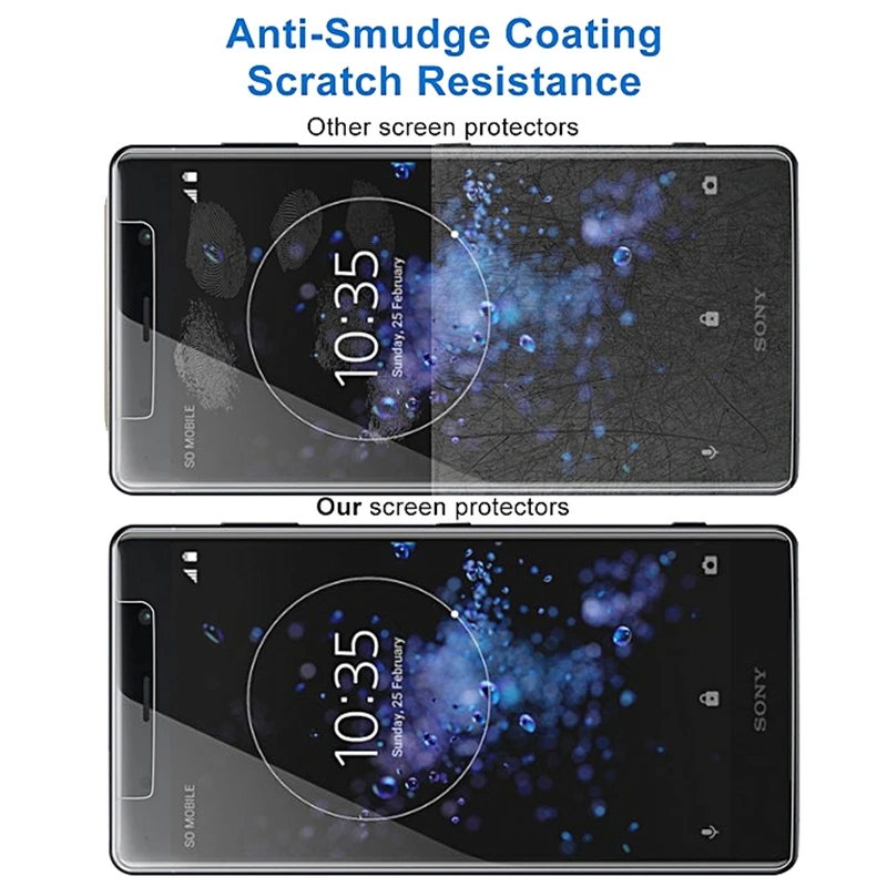 Wangcangli 2.5D Закаленное стекло для Sony XZ2 Premiun 9H Защитная пленка телефона 0 3 мм
