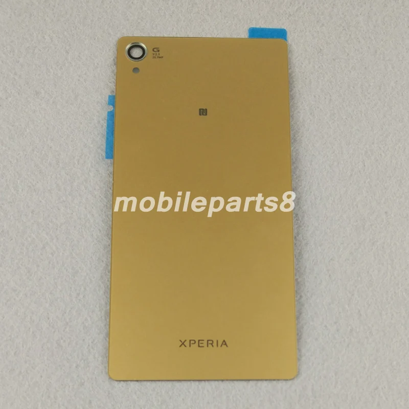 30 шт./лот Батарея задняя крышка стекла для sony Z3 L55T L55U D6603 D6653 запасные части для задней крышки Батарея двери Корпус стекло