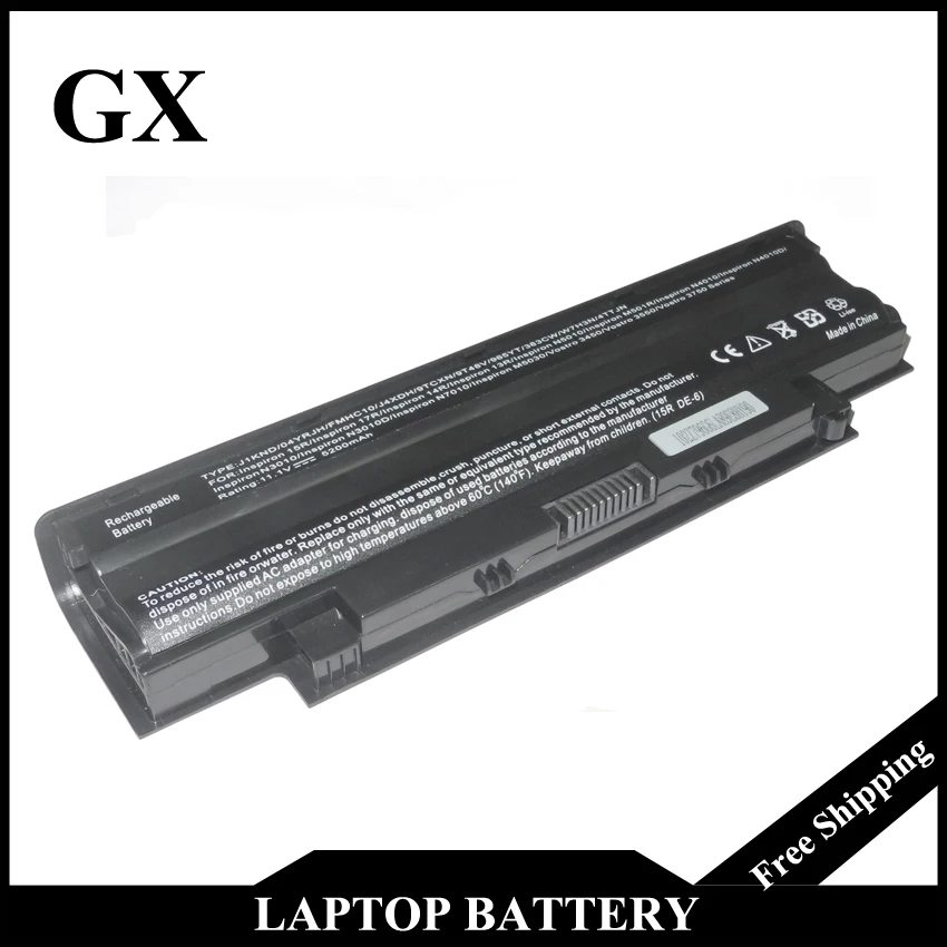6 ячеек ноутбук Батарея для Dell Inspiron N5010 N5110 j1knd 14R N4010 n4010 148 15R 17R N7010 j1knd|battery for dell|laptop