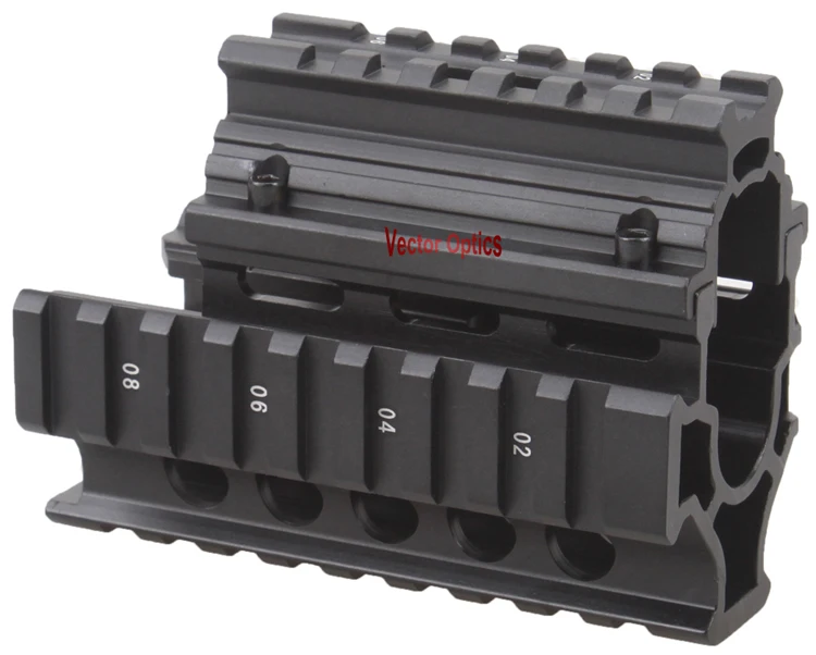 10 шт. векторная Оптика Тактический Компактный Пикатинни AK Handguard Quad Rail с