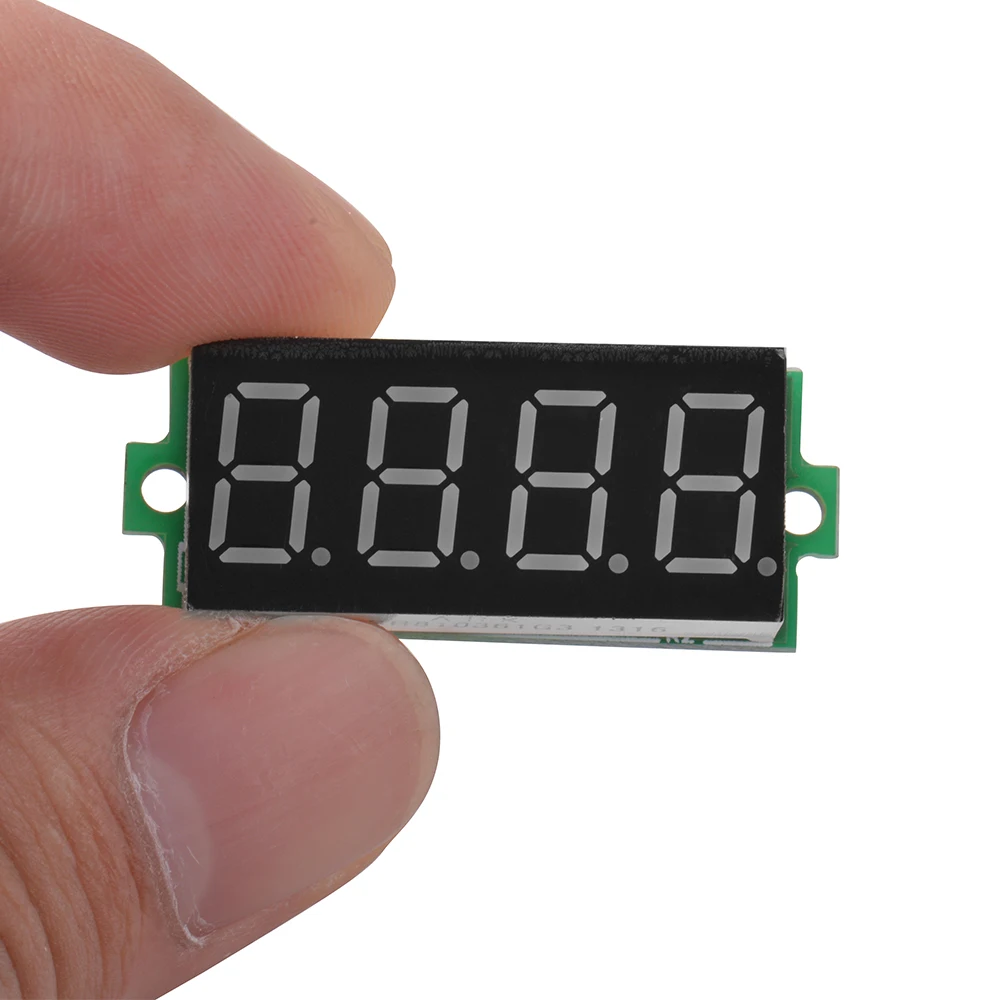 0.36 &quotЦифровой Вольтметр ПОСТОЯННОГО ТОКА 0-33 В СВЕТОДИОДНЫЙ Дисплей Три Провода