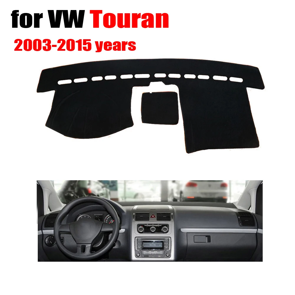 Крышки для приборной панели автомобиля RKAC коврик VOLKSWAGEN VW touran 2003 2015 лет крышки