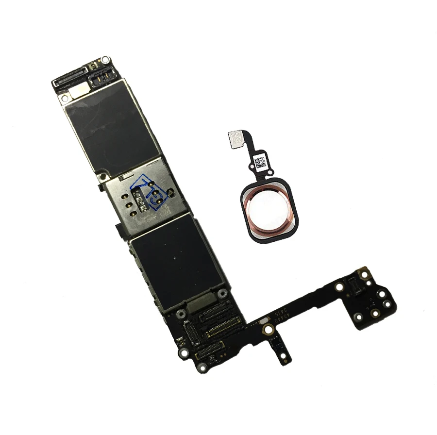 16 Гб/64 Гб/128 ГБ для iphone 6 S оригинальная материнская плата с/без touch ID