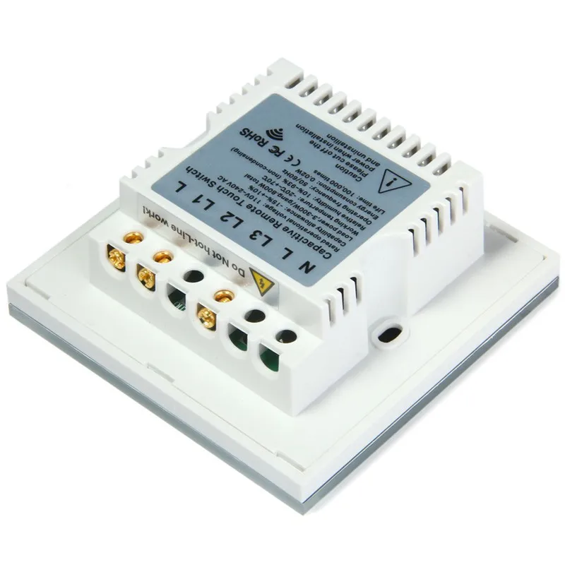 Wlansmart дистанционный настенный 2 переключателя стандарт Великобритании