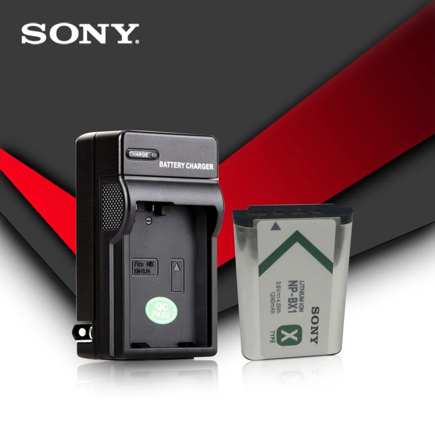 1pc/lot Sony Original NP-BX1 NP BX1 Camera Battery DSC RX1 RX100 M3 M2 RX1R WX300 HX300 HX400 HX50 HX60 GWP88 PJ240E AS15 WX35