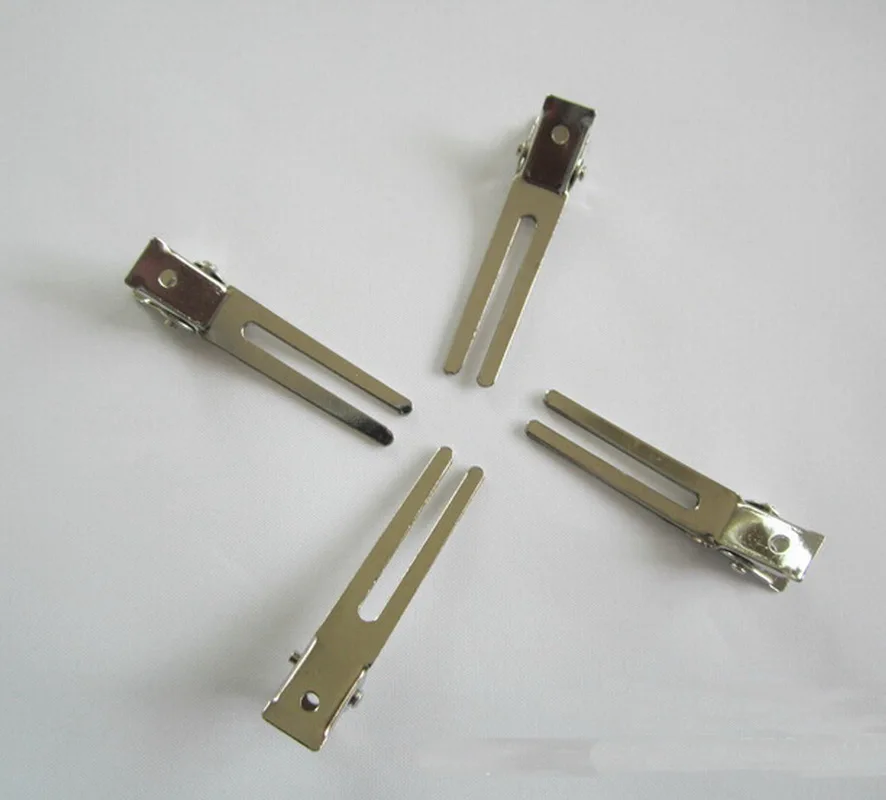 Шпильки для волос сделай сам плоские шпильки с двумя зубцами зажимы Аллигатор