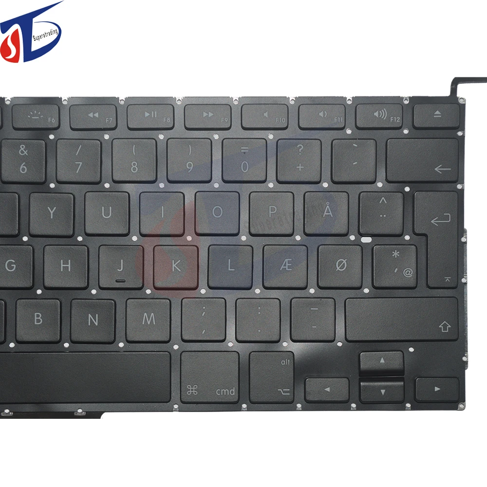 5 шт./лот новая Оригинальная Датская DK клавиатура для MacBook Pro 13 '&#x27A1278 2009 2010 2011 2012