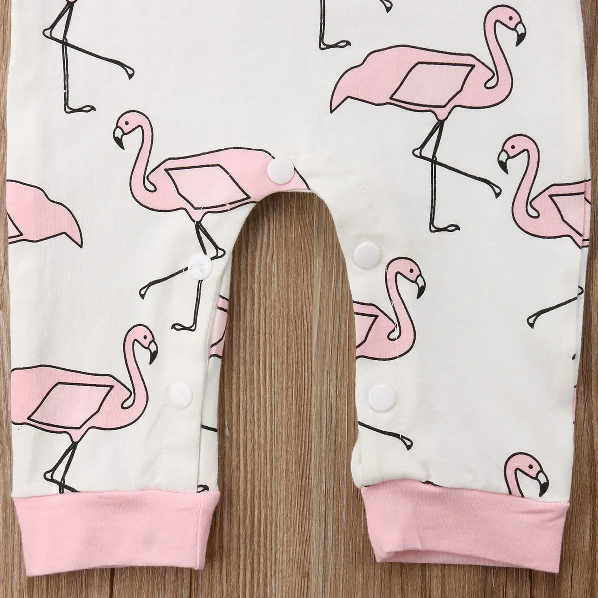 Новинка 2018 года Модный комбинезон с бахромой и фламинго для маленьких девочек