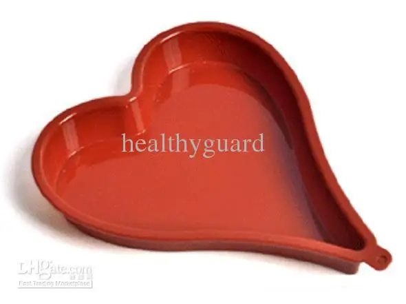 Large size Love heart-shaped Silicone Cake Pan Mould chocolate juice cake pie pizza mold candy Jelly silicone baking tools | Дом и сад
