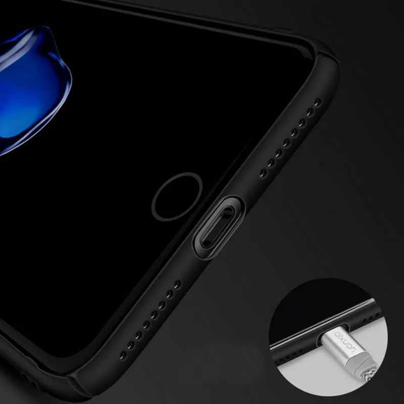 Для iPhone 7 чехол матовый AIXUAN Adorption металлический пластиковый автомобильный Магнитный чехол-держатель для iPhone 8 7 8 Plus полная защита