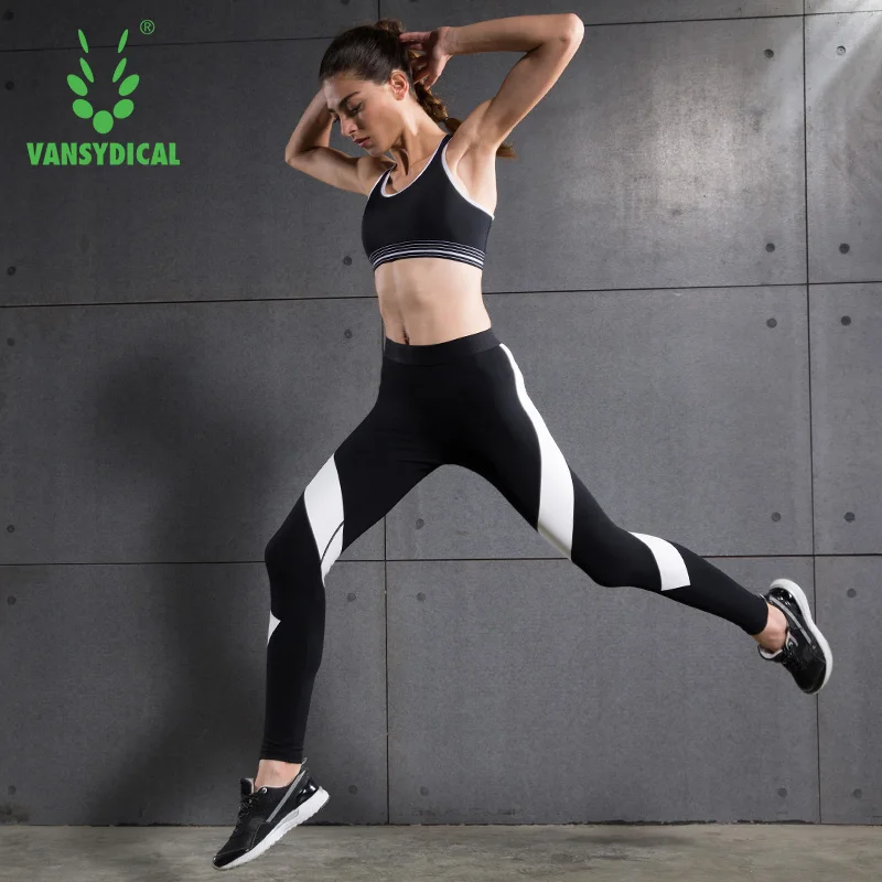 Женские штаны для бега компрессионные колготки леггинсы спортивная одежда йоги