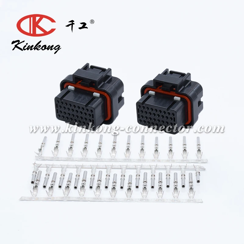 KinkongTE AMP Superseal Dual 34 way Autosport ECU/ECM набор коннекторов для Link G4 / + DTAfast ECU S40